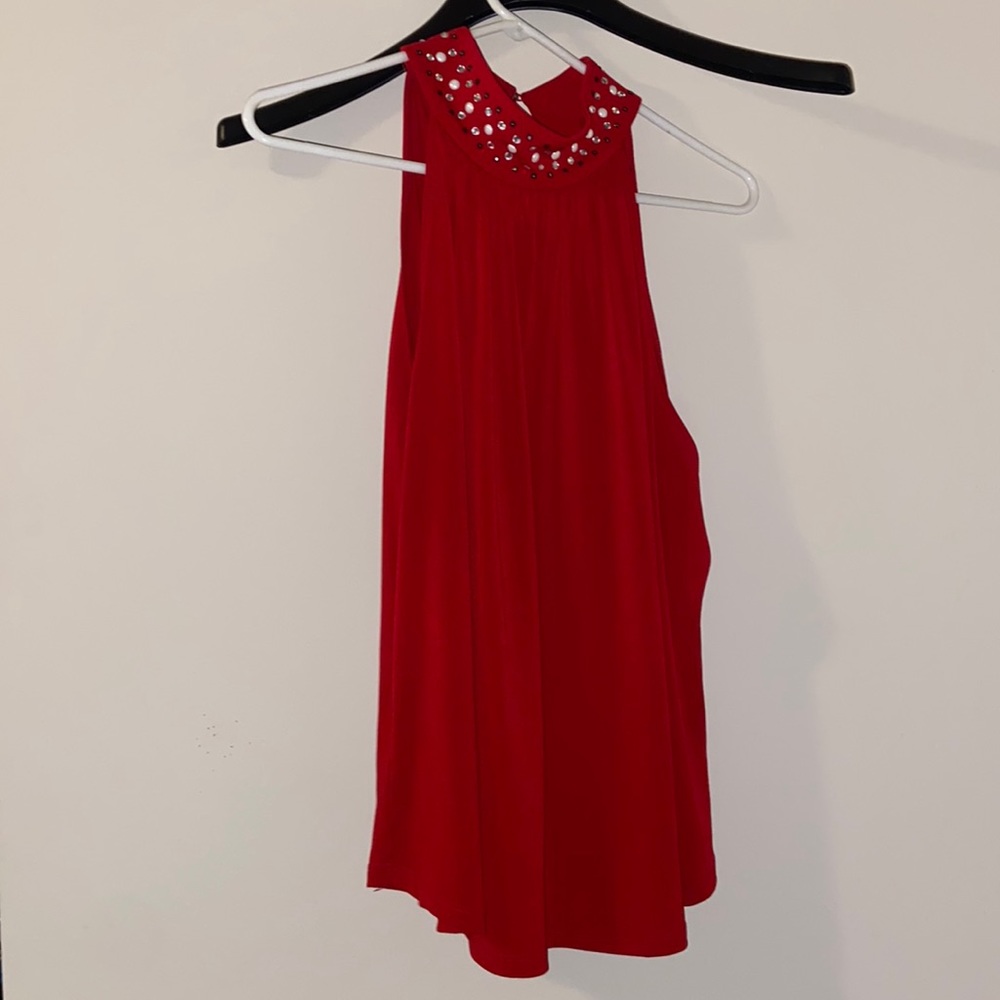 Red formal tank, Large New York and company